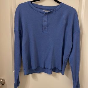 Everlane waffle crew long sleeve
